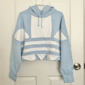 Adidas Originals Trefoil Cropped Hoodie